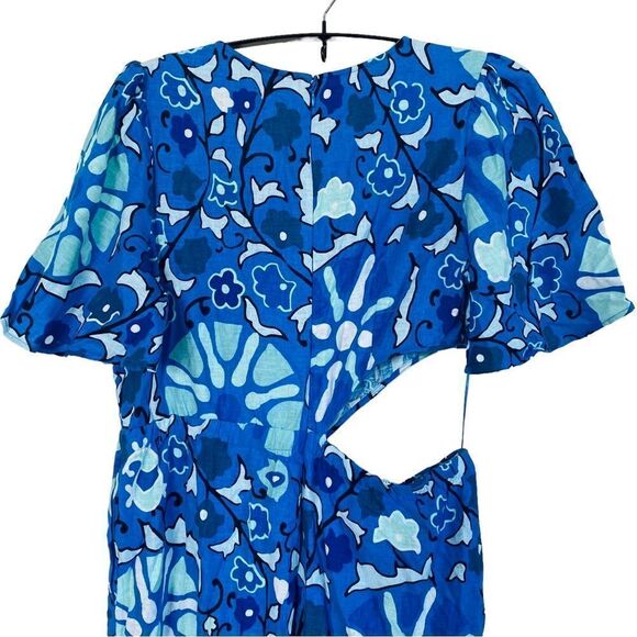 RHODE x Target Large Zinnia Floral Print Bell Sleeve Cut Out Jumpsuit Sz XXL NWT - Picture 7 of 12